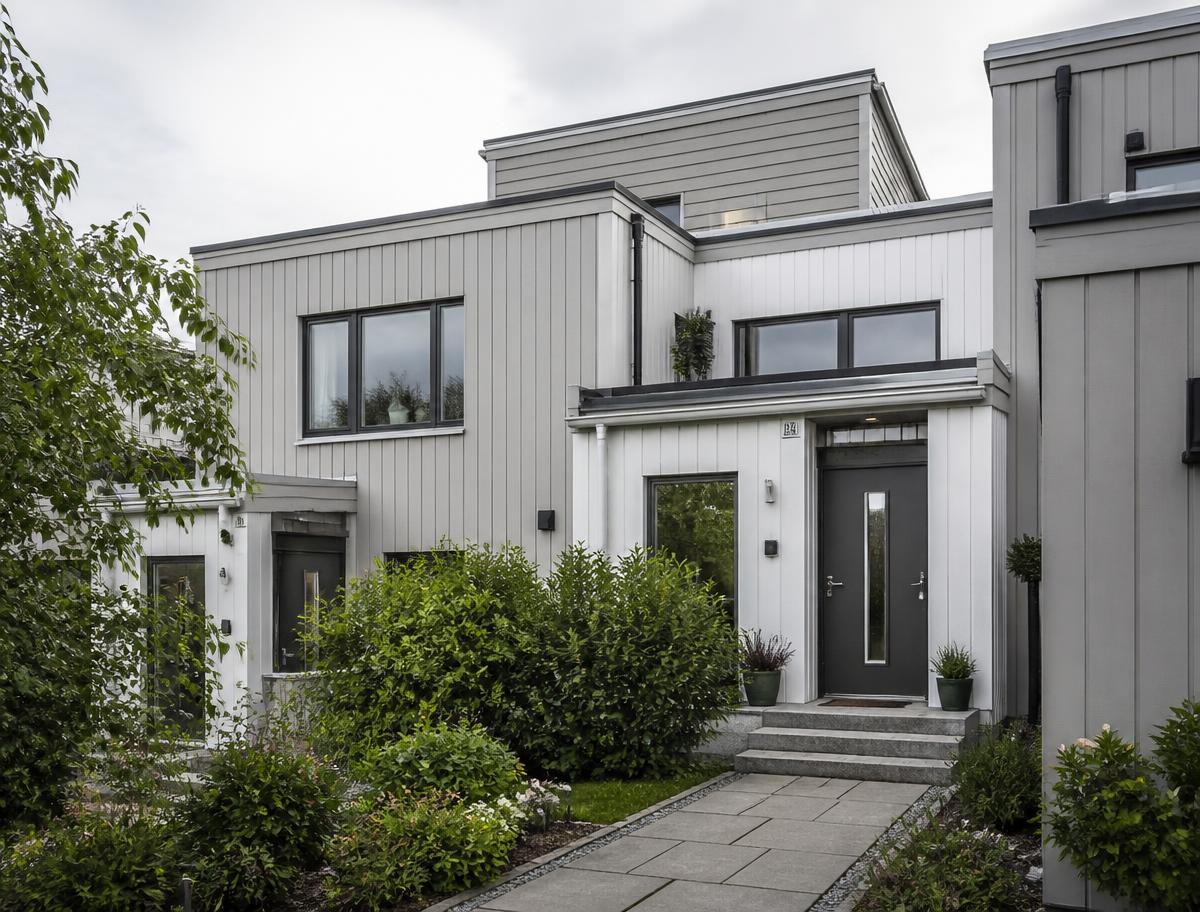 Rekkehus i Bærum – Sandvika
